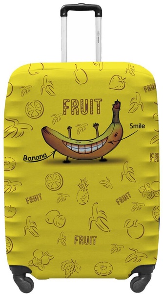 Універсальний захисний чохол для великої валізи 9001-0424 Жовтий банан