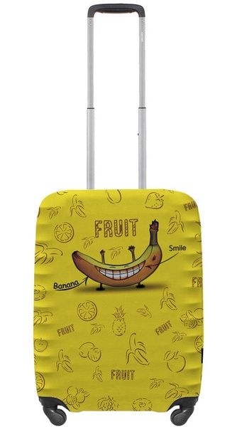 Універсальний захисний чохол для малої валізи 9003-0424 Жовтий Банан