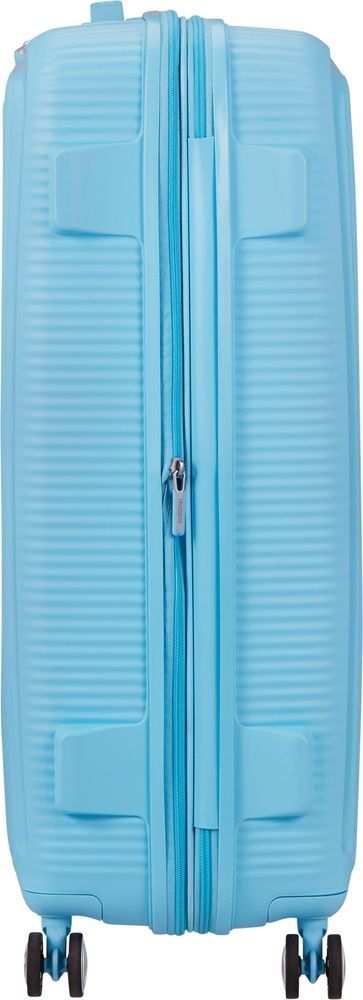 Suitcase American Tourister Soundbox made of polypropylene on 4 wheels 32G*003 Blueberry Fizz (large)