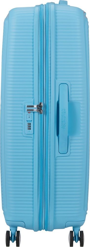 Suitcase American Tourister Soundbox made of polypropylene on 4 wheels 32G*003 Blueberry Fizz (large)