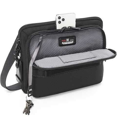 トゥミ ALPHA BRAVO MURRAY Мужская сумка Tumi Alpha Bravo Service Crossbody 0232796D Black