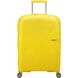American Tourister Starvibe Ultralight Polypropylene Suitcase on 4 Wheels MD5*003 Electric Lemon (Medium)
