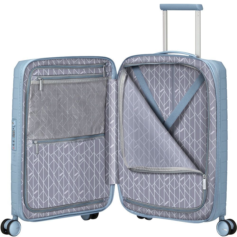 Чемодан American Tourister FastForward из полипропилена на 4-х колесах MI0*001 Steel Blue (малый)