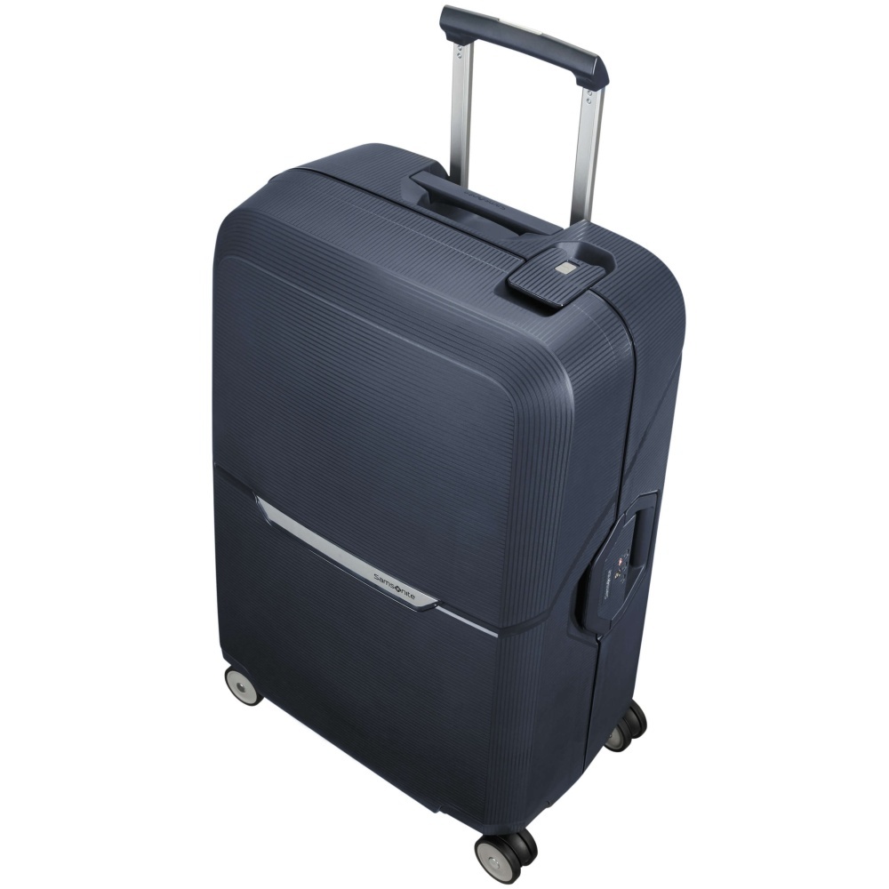 Samsonite Magnum suitcase made of polypropylene on 4 wheels CK6 * 002 Dark Blue (medium)