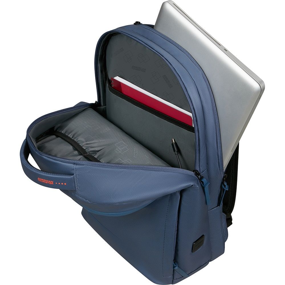 Рюкзак повсякденний American Tourister з відділенням для ноутбука до 15,6''  Urban Groove 24G*043 Navy/Orange