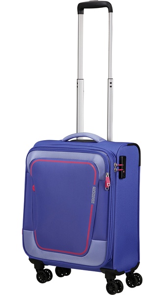 Чемодан American Tourister Pulsonic текстильный на 4-х колесах MD6*001 Soft Lilac (малый)