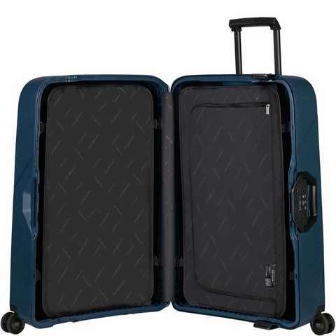 Samsonite Magnum Eco Spinner Four-wheel Recycled-plastic Suitcase 69cm,  Graphite Large Hardside Luggage - Boros Bags