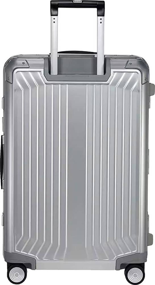 Suitcase Samsonite Lite-Box Alu made of aluminum on 4 wheels CS0*002 Aluminium (medium)