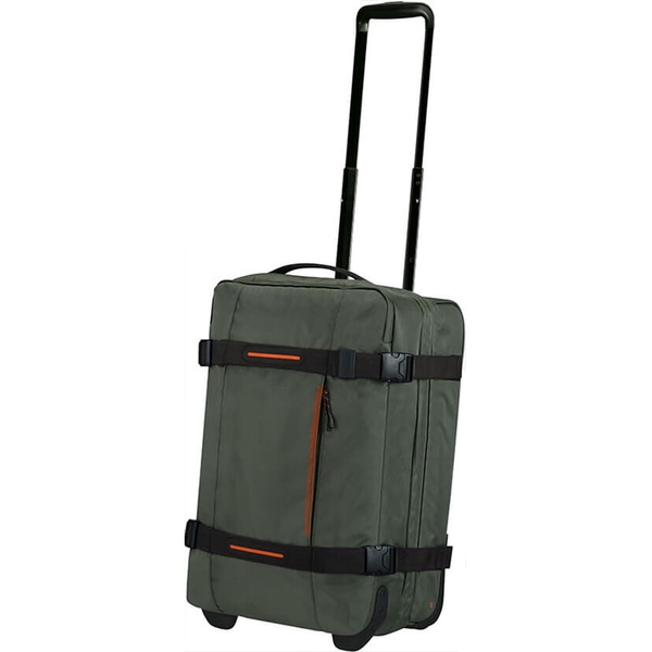 Travel bag on 2 wheels American Tourister Urban Track textile MD1*001 Dark Khaki (small)