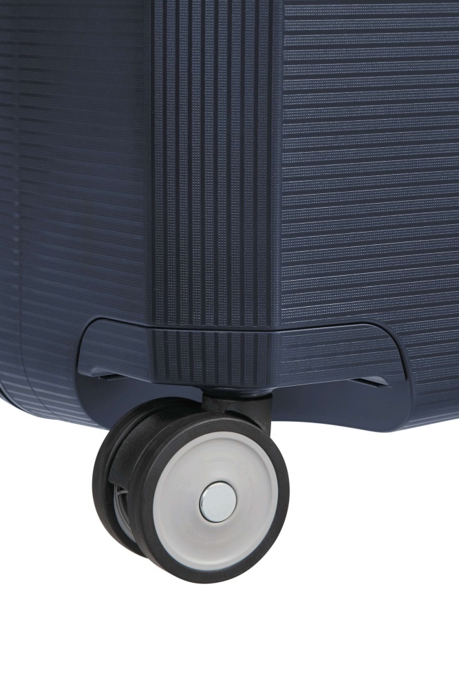 Samsonite Magnum suitcase made of polypropylene on 4 wheels CK6 * 002 Dark Blue (medium)