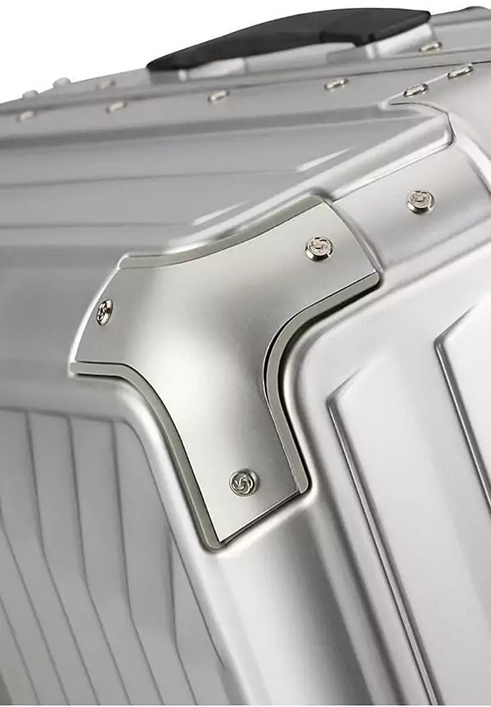 Валіза Samsonite Lite-Box Alu з алюмінію на 4-х колесах CS0*002 Aluminium (середня)
