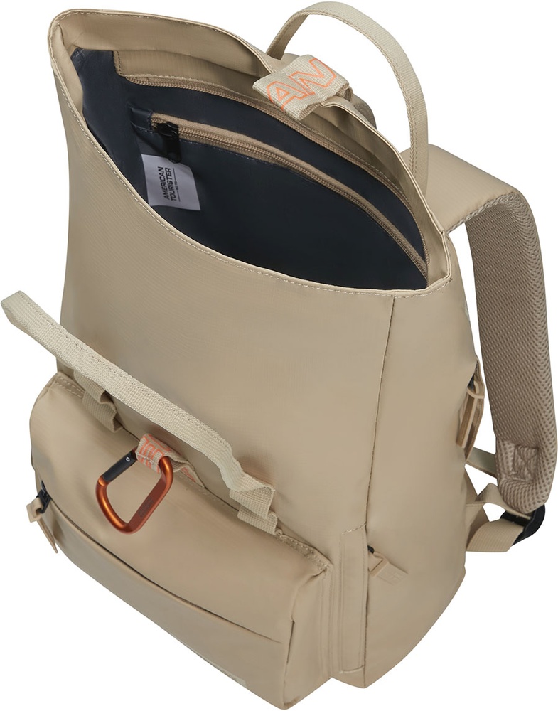 Women's casual backpack American Tourister Urban Groove Backpack UG16 Outdoor with moisture impregnation 24G*059;55 Beige