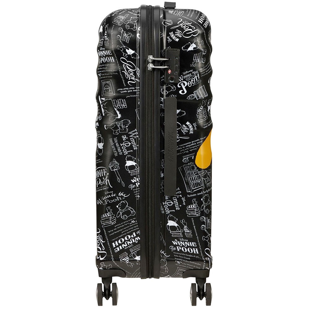 Suitcase American Tourister Wavebreaker Disney made of ABS plastic on 4 wheels 31C*004 Winnie The Pooh (medium)