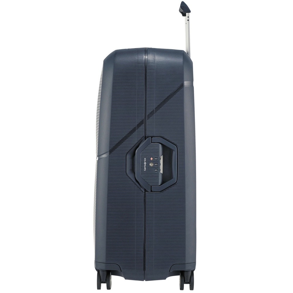 Suitcase Samsonite Magnum made of polypropylene on 4 wheels CK6 * 003 Dark Blue (large)