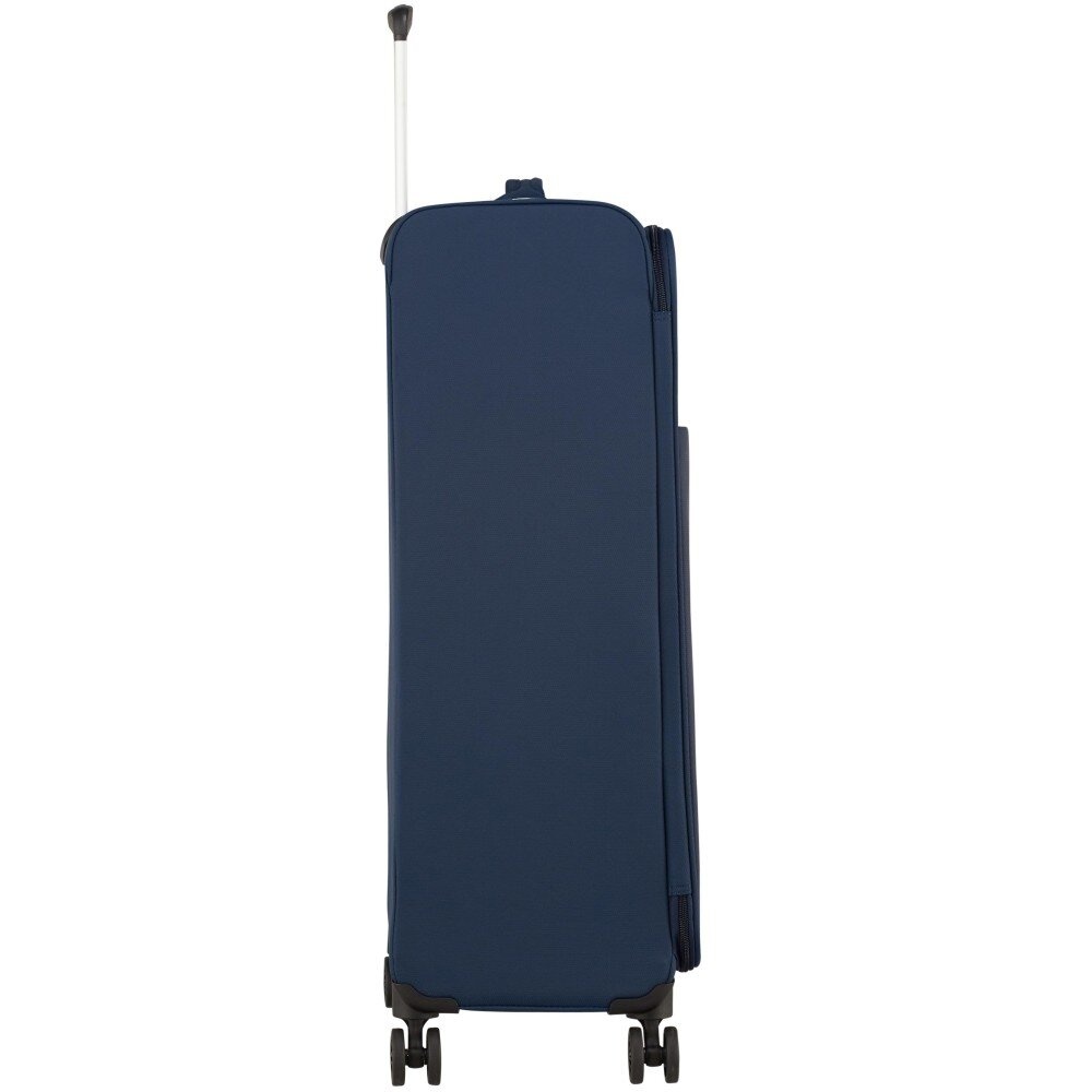 Ultralight suitcase American Tourister Lite Ray textile on 4 wheels 94g*005 Midnight Navy (large)