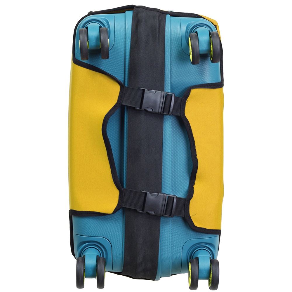 Universal protective cover for medium suitcase 8002-43 mustard