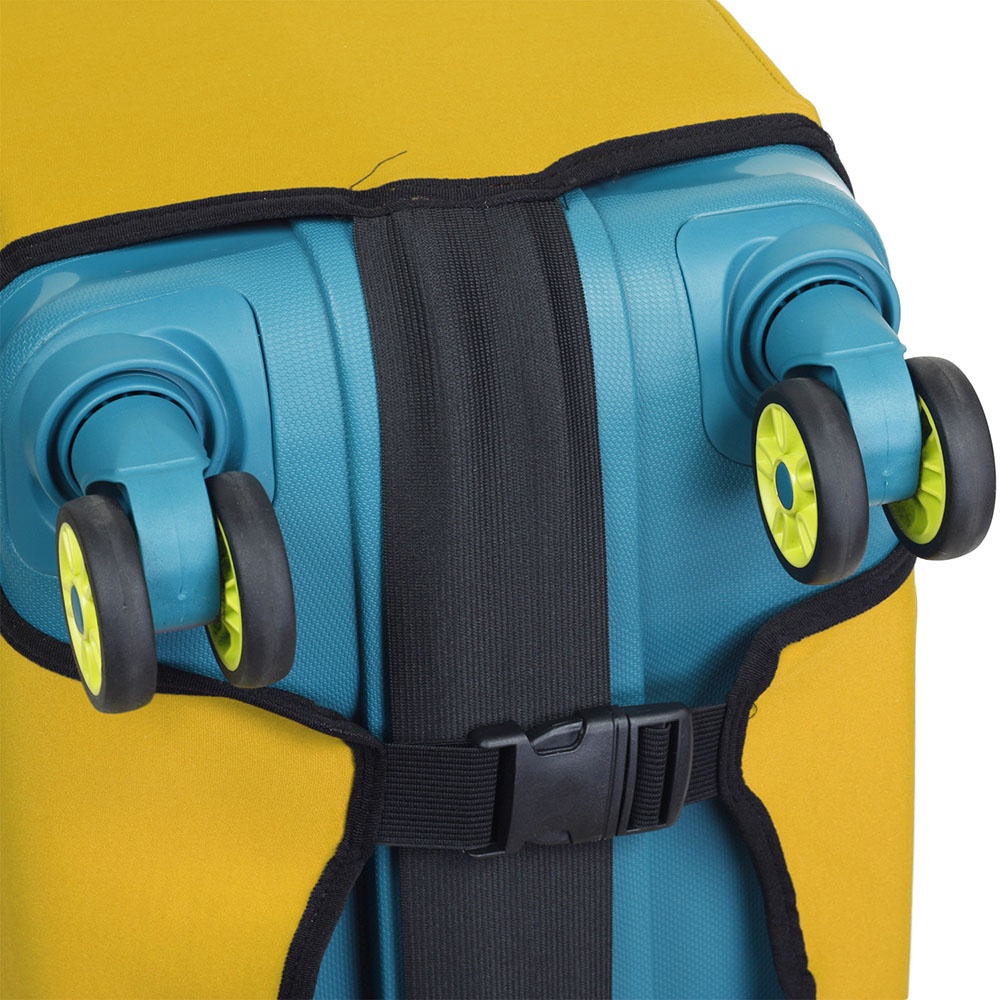 Универсальный защитный чехол для среднего чемодана 8002-43 горчичный
