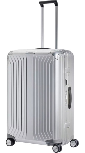 Suitcase Samsonite Lite-Box Alu made of aluminum on 4 wheels CS0*003 Aluminium (large)