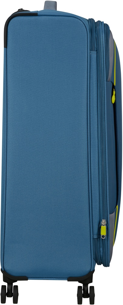 Чемодан American Tourister Pulsonic текстильный на 4-х колесах MD6*003 Coronet Blue (большой)