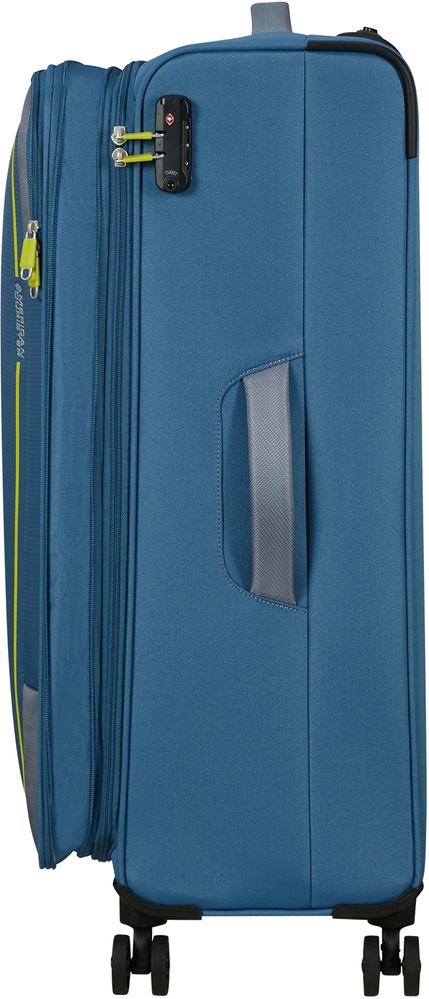 Валіза American Tourister Pulsonic текстильна на 4-х колесах MD6*003 Coronet Blue (велика)