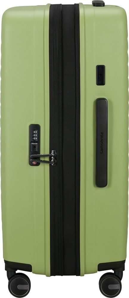 Suitcase Samsonite Restackd made of polypropylene on 4 wheels KO6*003 Wasabi (medium)