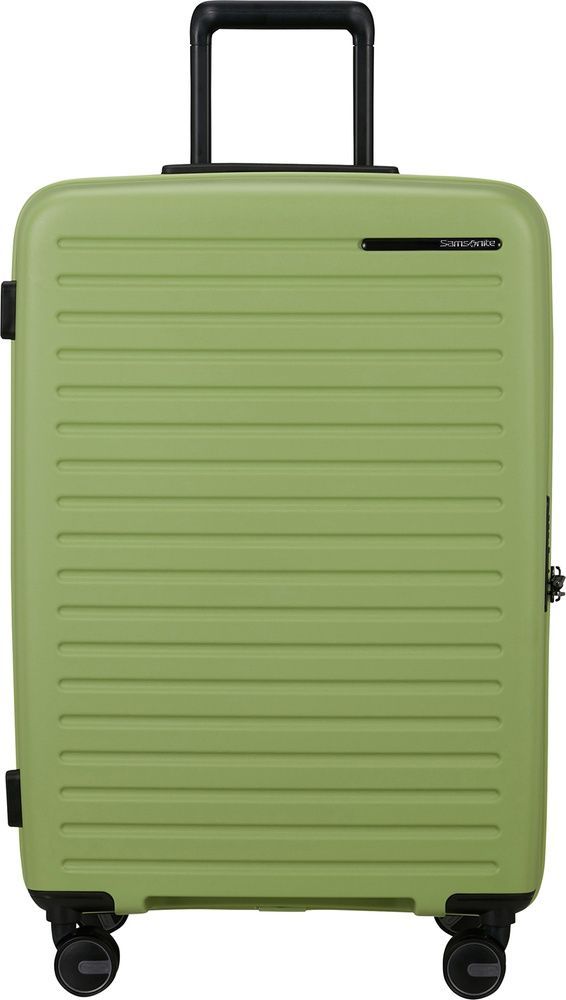 Suitcase Samsonite Restackd made of polypropylene on 4 wheels KO6*003 Wasabi (medium)