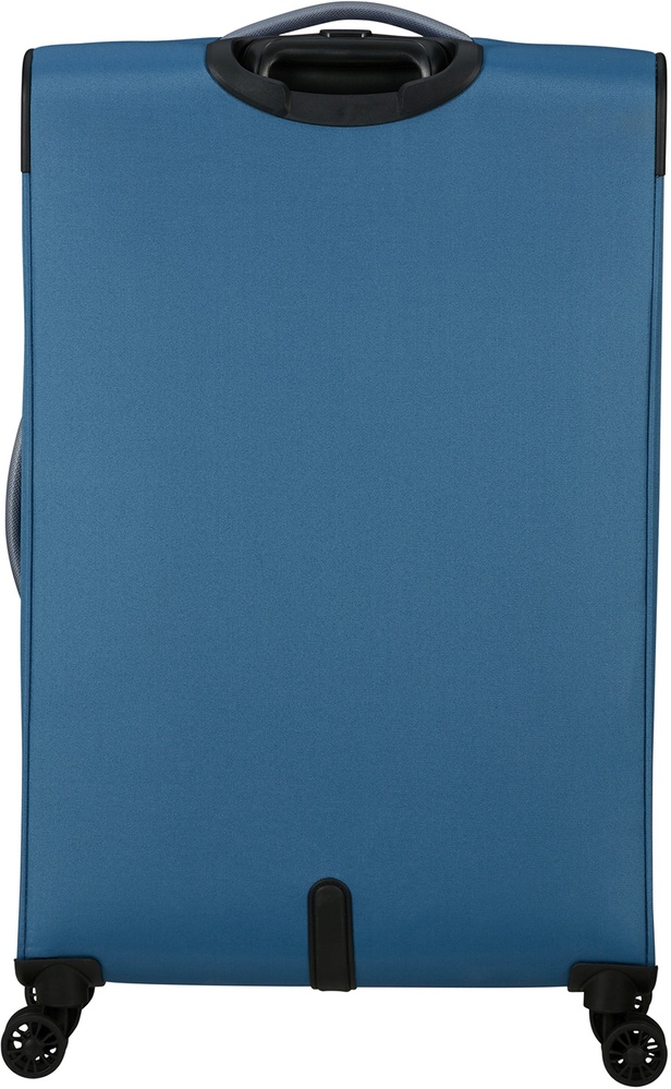 Чемодан American Tourister Pulsonic текстильный на 4-х колесах MD6*003 Coronet Blue (большой)