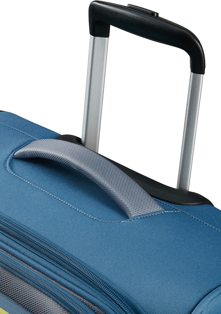 Чемодан American Tourister Pulsonic текстильный на 4-х колесах MD6*003 Coronet Blue (большой)