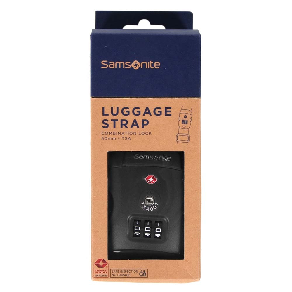 Luggage strap with TSA system Samsonite CO1*057 Black