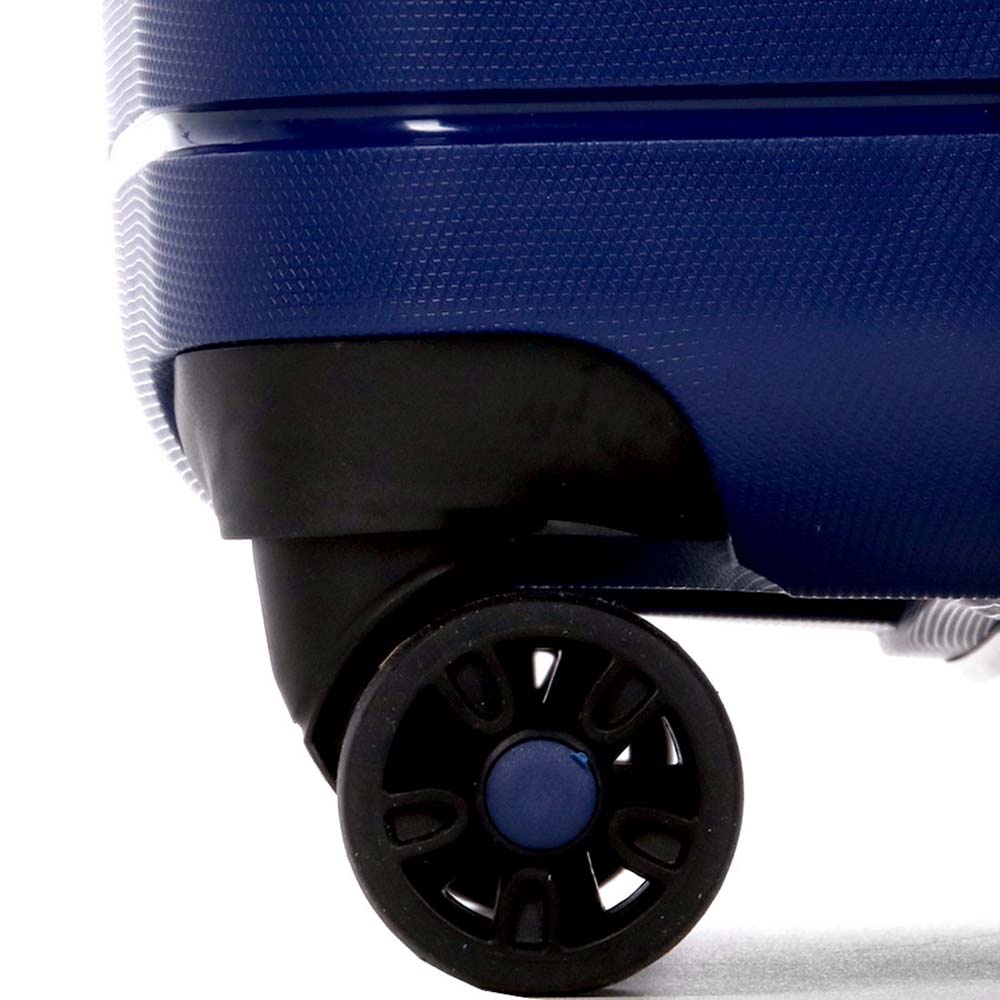 Suitcase American Tourister Sunside made of polypropylene on 4 wheels 51g*003 Dark Navy (large)