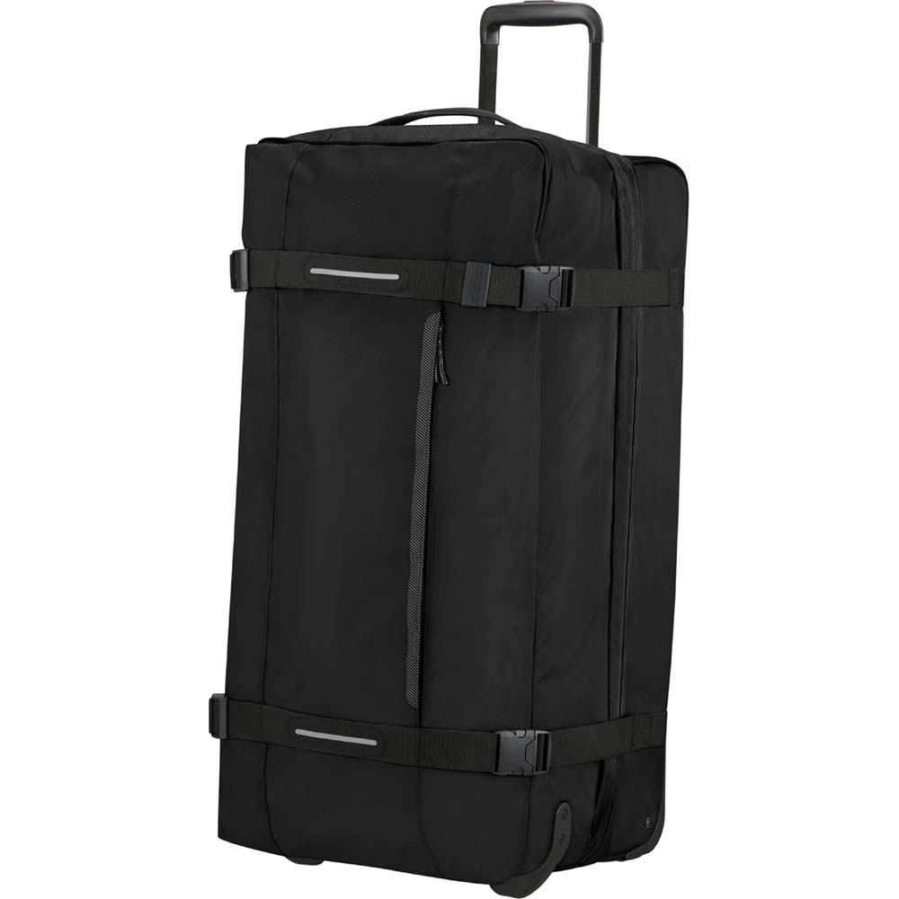Travel bag on 2 wheels American Tourister Urban Track textile MD1*003 Asphalt Black (large)