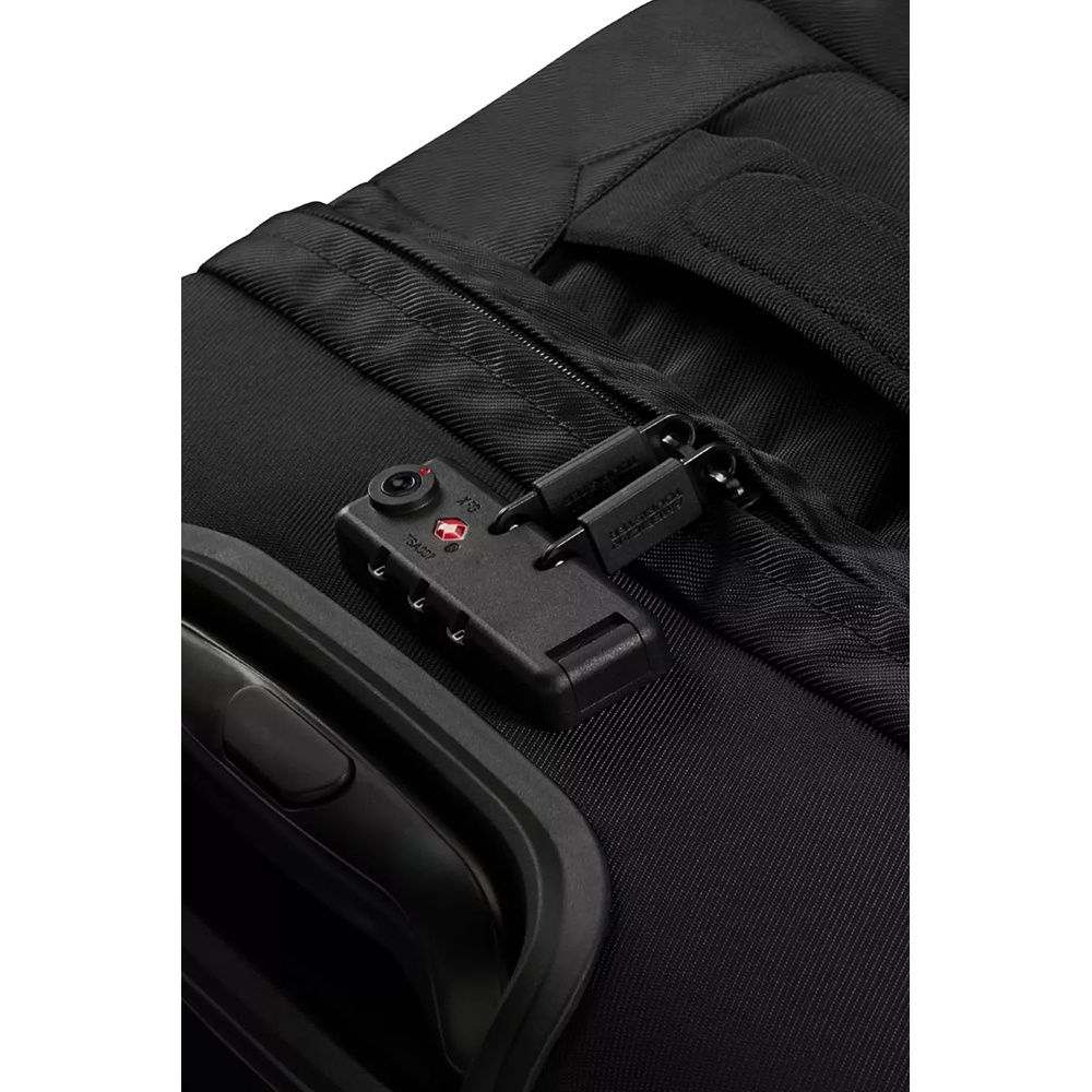 Travel bag on 2 wheels American Tourister Urban Track textile MD1*001 Asphalt Black (small)