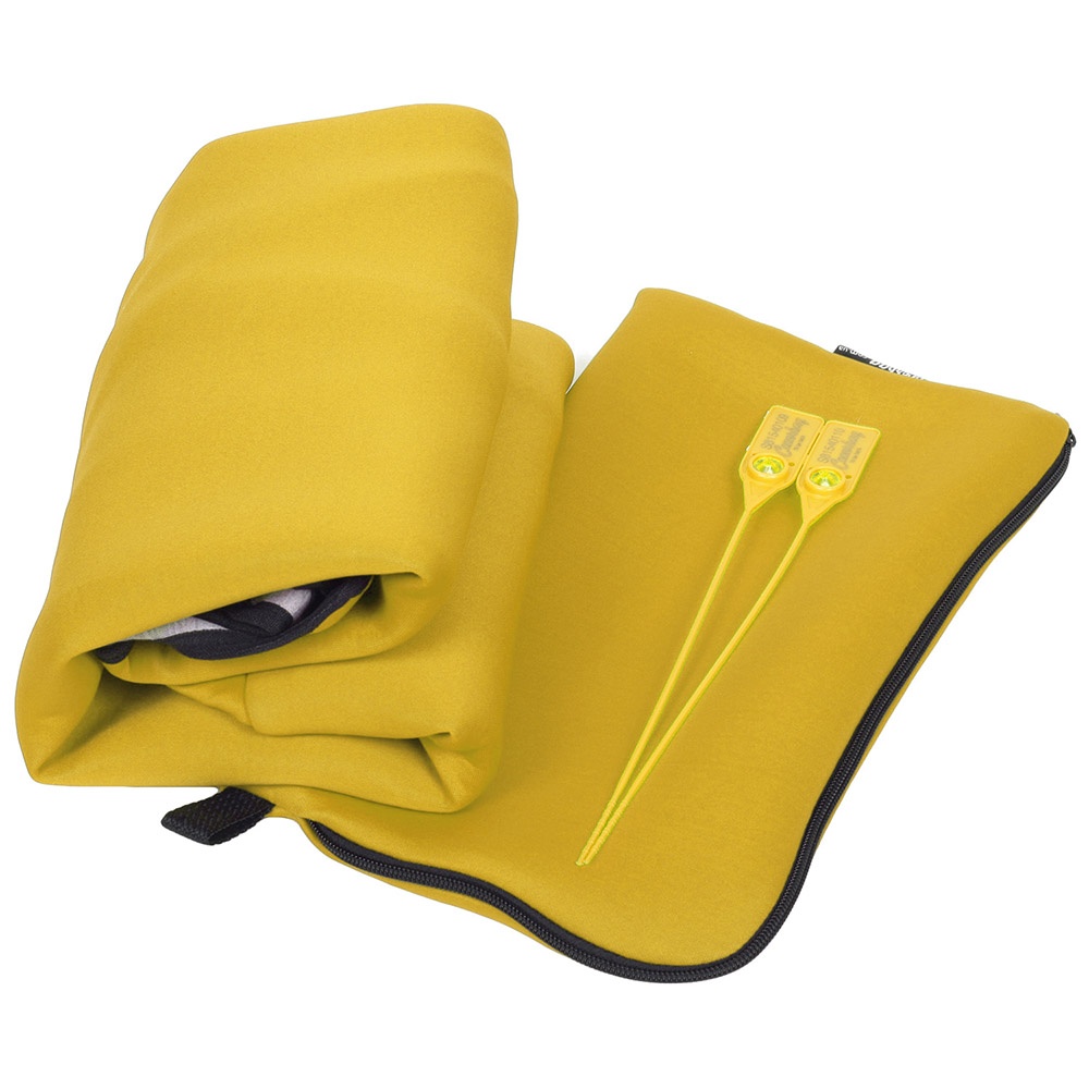 Universal protective cover for a large suitcase 8001-43 mustard
