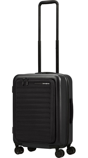 Suitcase Samsonite StackD made of Macrolon polycarbonate on 4 wheels KF1*005 Black (small)