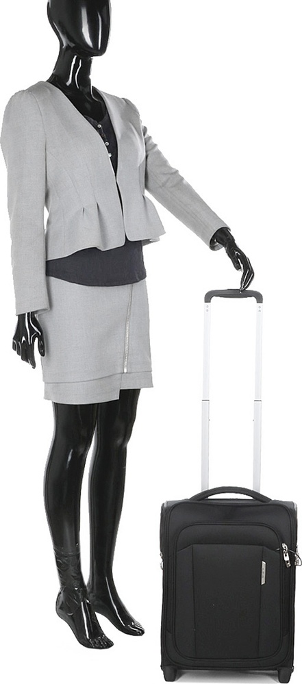 Samsonite Respark textile suitcase on 2 wheels Underseater KJ3*001 Ozone Black (extra small)