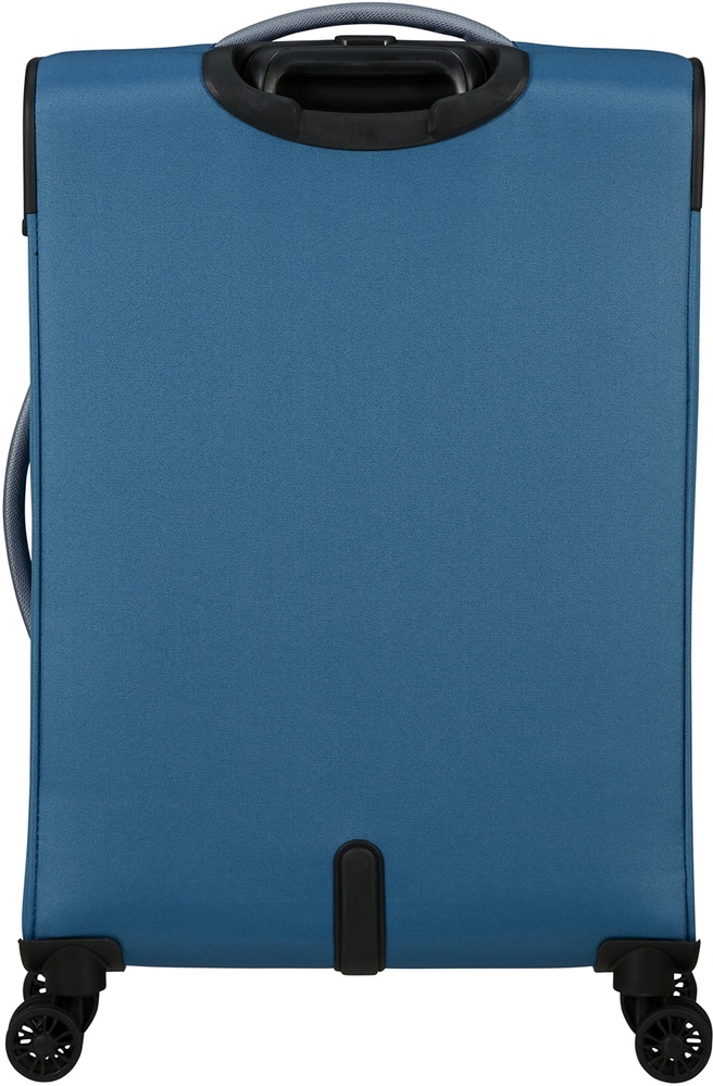 Чемодан American Tourister Pulsonic текстильный на 4-х колесах MD6*002 Coronet Blue (средний)