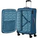 American Tourister Pulsonic textile suitcase on 4 wheels MD6*002 Coronet Blue (medium)