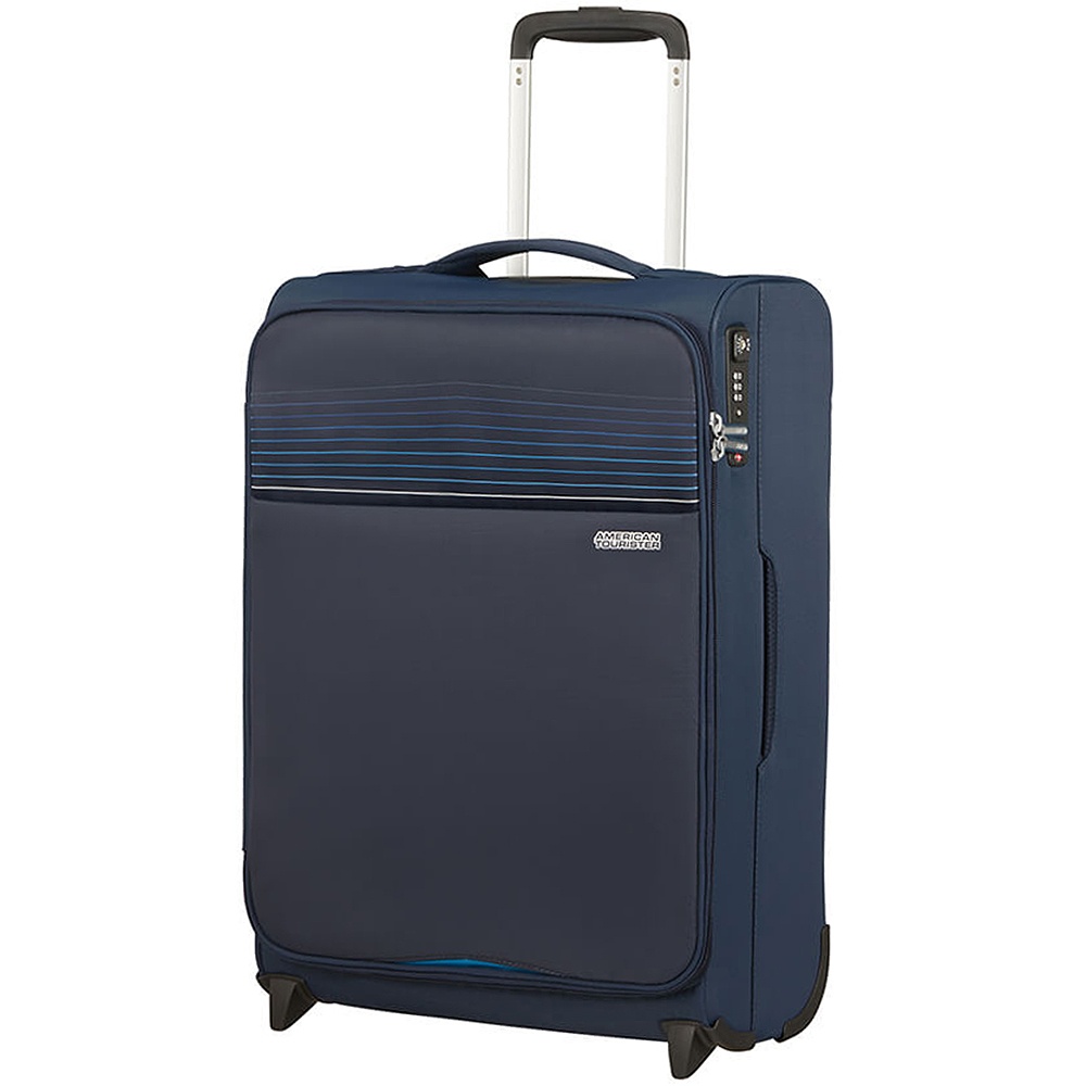 Ультралёгкий чемодан American Tourister Lite Ray текстильный на 2-х колесах 94g*001 Midnight Navy (малый)