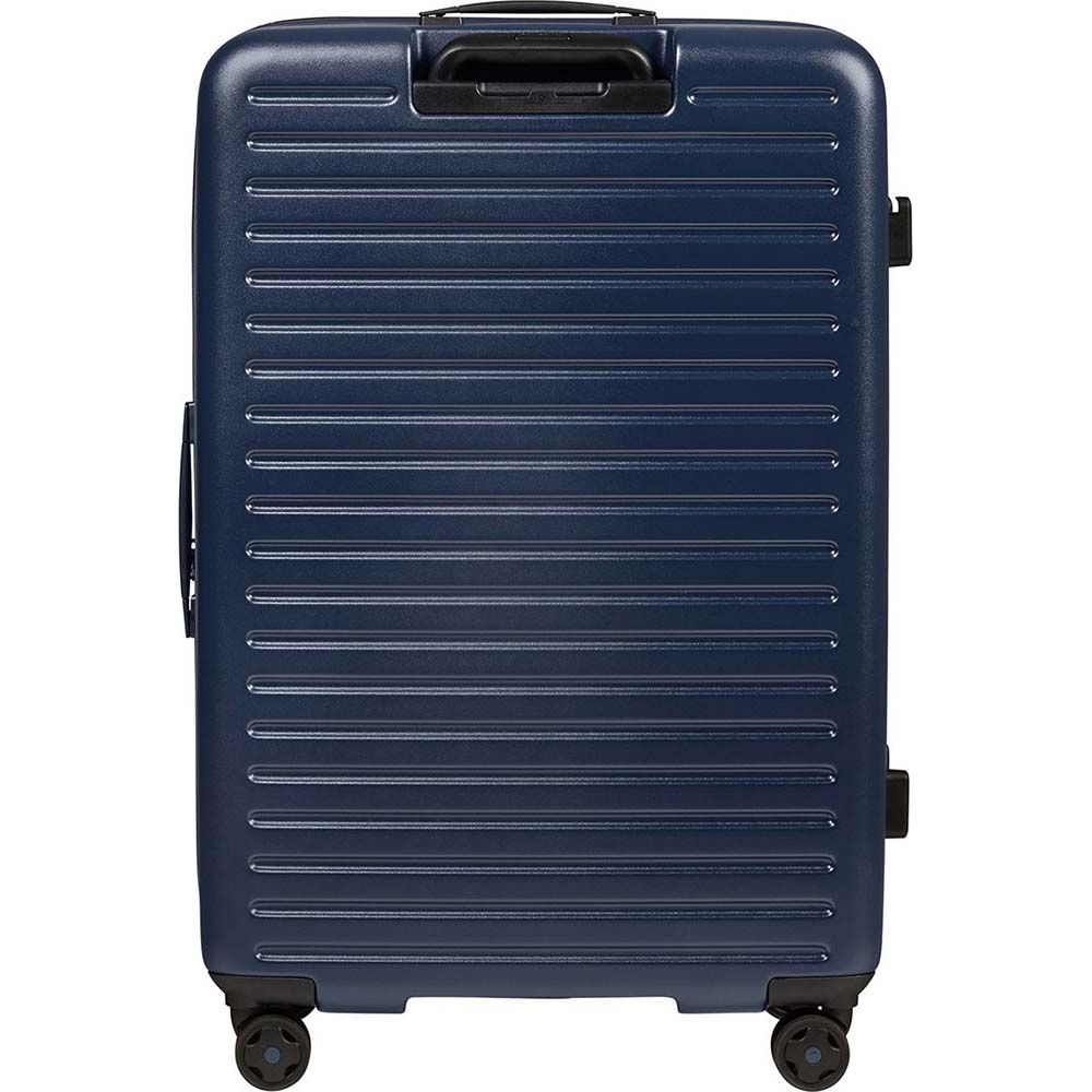 Suitcase Samsonite StackD made of Macrolon polycarbonate on 4 wheels KF1 * 003 Navy (large)