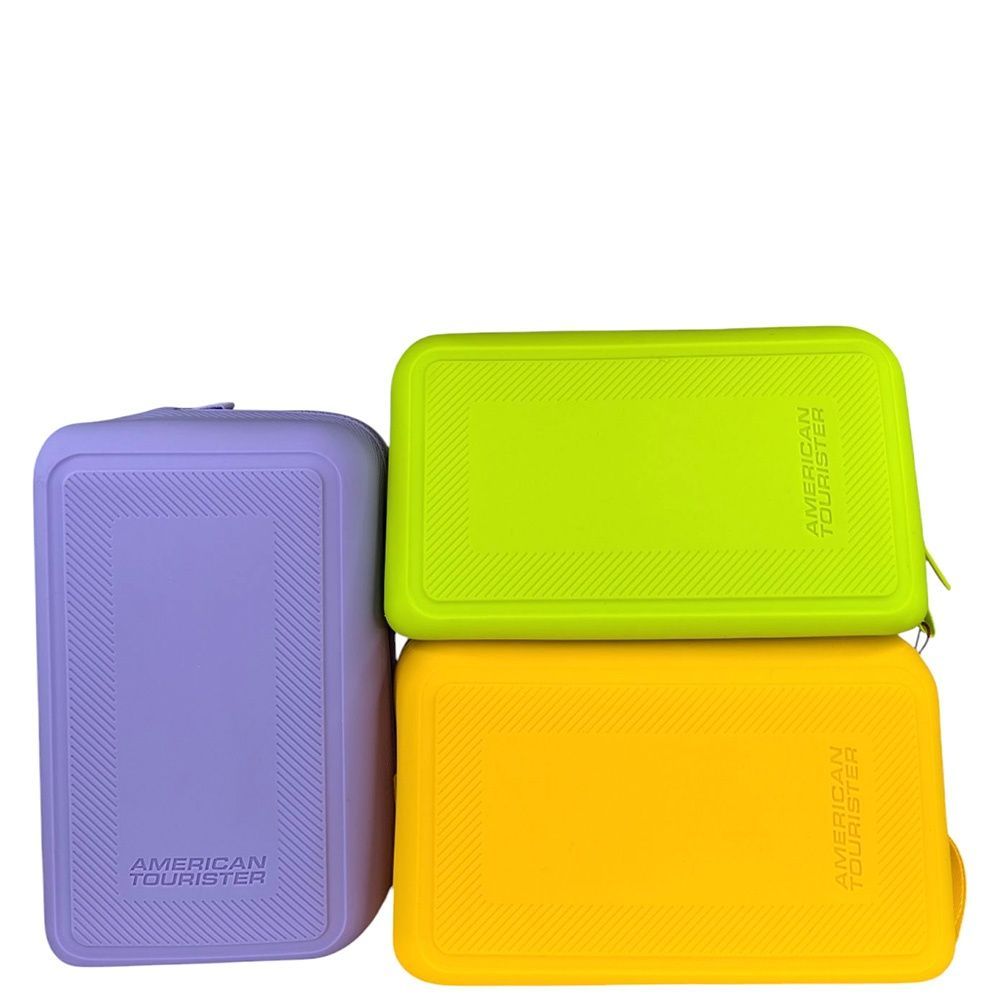 Несесер з силікону American Tourister Urban Groove UG27 Washbag Pop 24G*066 Golden Yellow