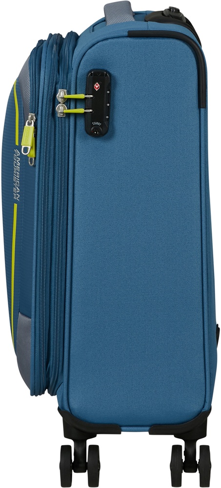 American Tourister Pulsonic textile suitcase on 4 wheels MD6*001 Coronet Blue (small)