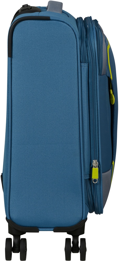 Чемодан American Tourister Pulsonic текстильный на 4-х колесах MD6*001 Coronet Blue (малый)