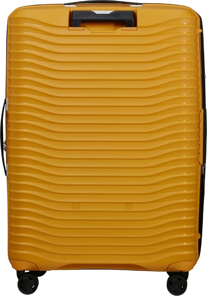 Suitcase Samsonite Upscape made of polypropylene on 4 wheels KJ1*003 Yellow (large)