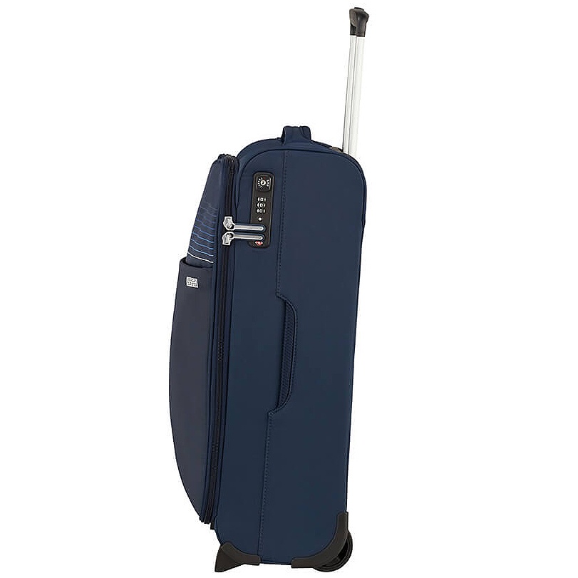 Ультралёгкий чемодан American Tourister Lite Ray текстильный на 2-х колесах 94g*001 Midnight Navy (малый)