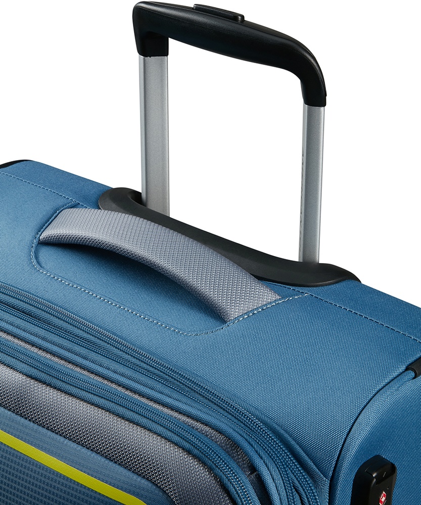 American Tourister Pulsonic textile suitcase on 4 wheels MD6*001 Coronet Blue (small)