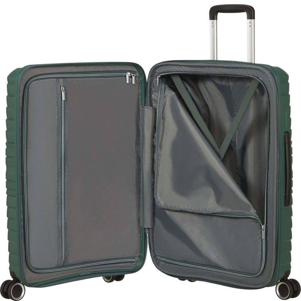 Валіза American Tourister Flytwist із поліпропілену на 4-х колесах MI1*002 Afterdark Pine (середня)