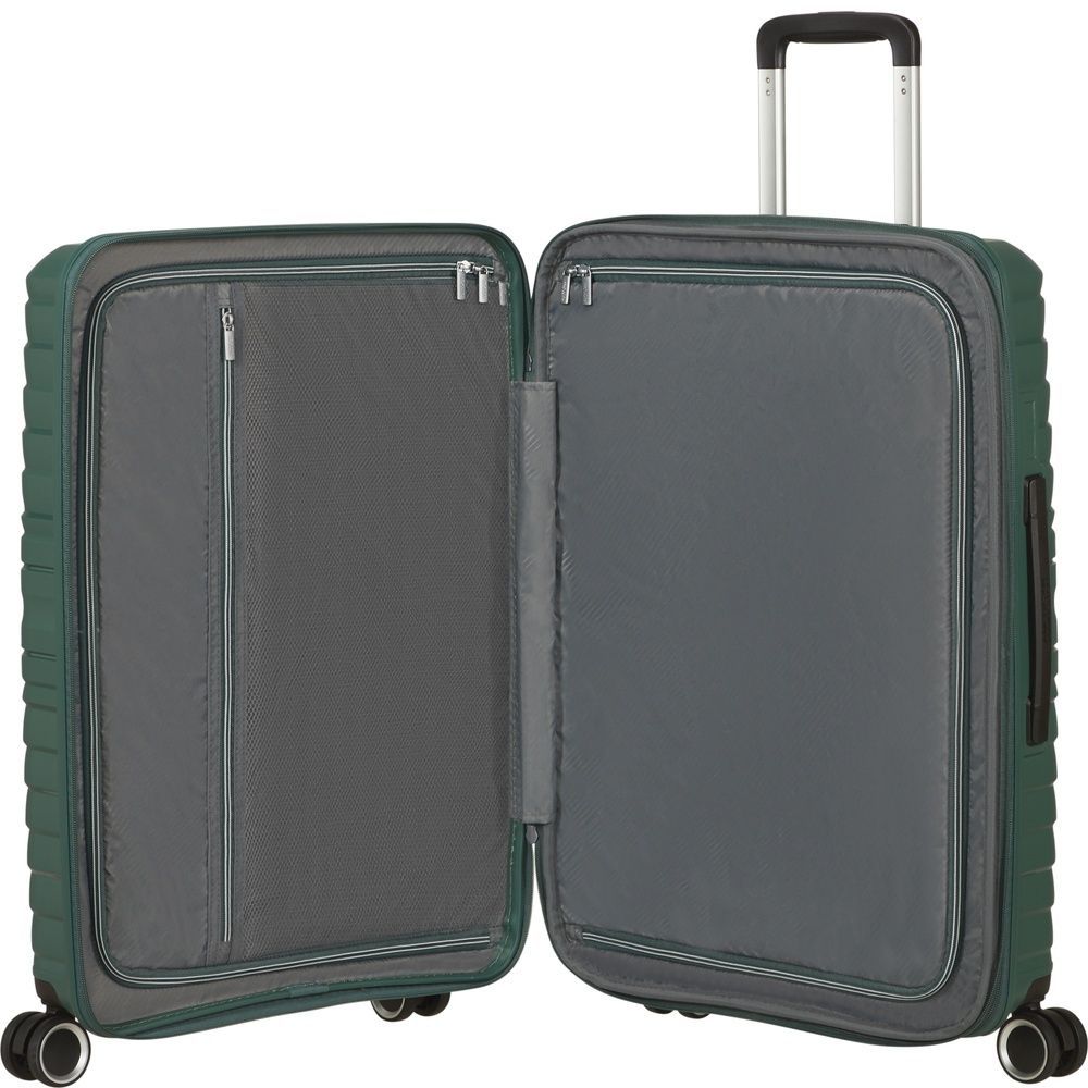 Валіза American Tourister Flytwist із поліпропілену на 4-х колесах MI1*002 Afterdark Pine (середня)