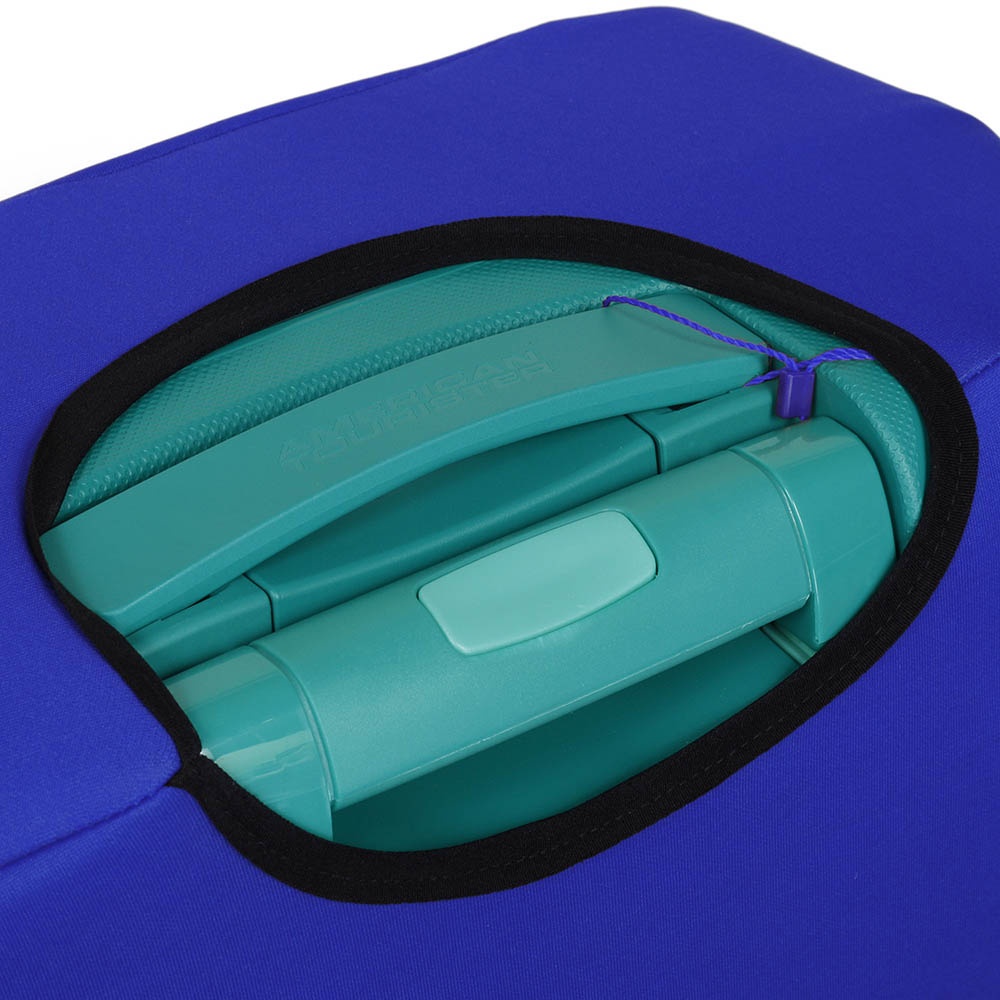 Universal protective case for small suitcase 9003-41 Electrician (bright blue)