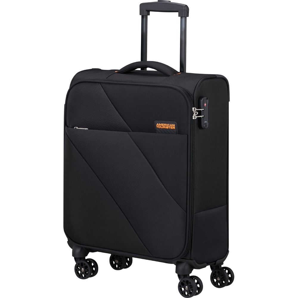 Suitcase American Tourister Sun Break textile on 4 wheels MD4*901 Black (small)