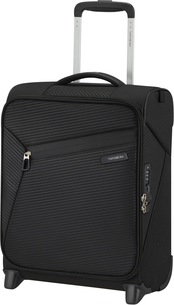 Ultralight suitcase Samsonite Litebeam textile on 2 wheels Underseater KL7*001 Black (extra small)